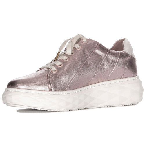 Macelka Sneakersy damskie na platformie Beige N6481-04/00-1