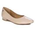 Macelka Baleriny damskie skóra naturalna beżowe nude 06491-28/00-1