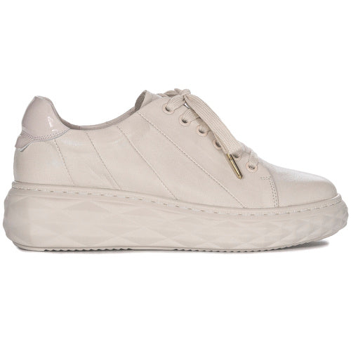 Macelka Sneakersy damskie na platformie Beige N6481-04/00-1