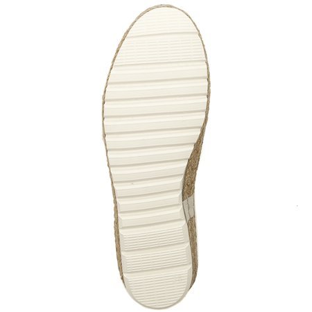 Macelka Baleriny espadryle skórzane złote